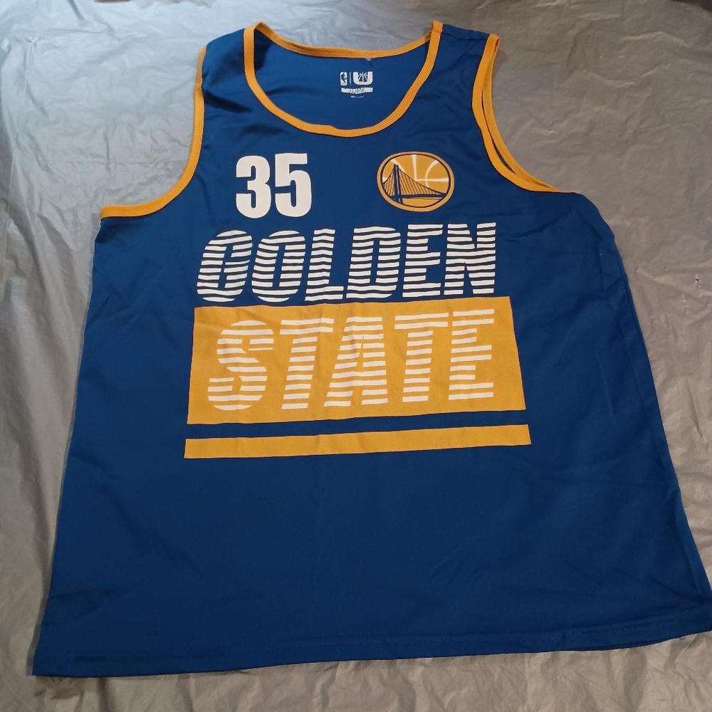 Kevin Durant #35 Jersey Golden State Warriors Tank Top Size XL
